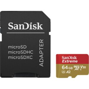 Genuine SanDisk 64GB Extreme micro SDXC Memory Card